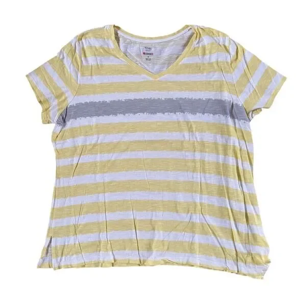Style & Co  / Croft & Barrow Striped Tops Bundle Women's Size 1X - Picture 2 of 7